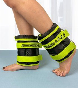 Обтяжувачі для ніг та рук EasyFit набірні чорно-зелені 0,5-2,5 кг (пара) 2264 фото | Tidy Home