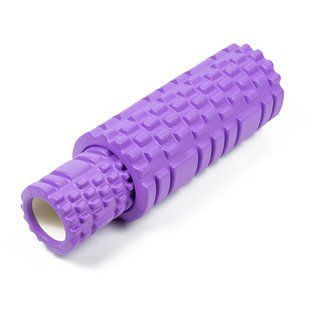 Масажний ролик EasyFit Grid Roller Double 33 см Фіолетовий 2210 фото | Tidy Home