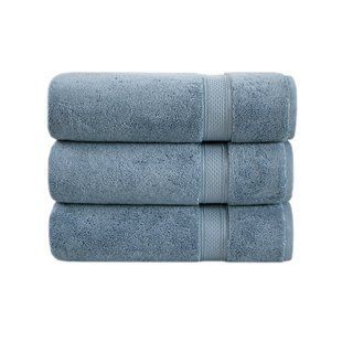 Махровое полотенце Lotus Home - Grand soft twist denim деним 50*90 4496 фото | Tidy Home