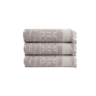 Полотенце Tac Royal Bamboo Jacquard - Cakil бежевое 50*90 2574 фото | Tidy Home