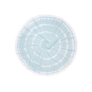 Полотенце Barine Pestemal - Swirl Roundie 150*150 Mint 2906 фото | Tidy Home