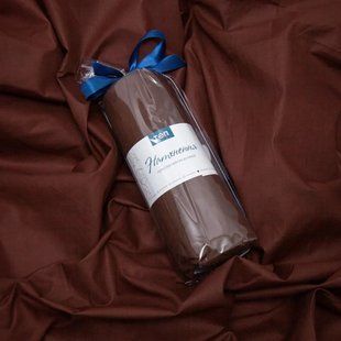 Простынь-чехол на резинке односпальная ТЕП 04020-27812 90х200 см шоколадная 6291 фото | Tidy Home