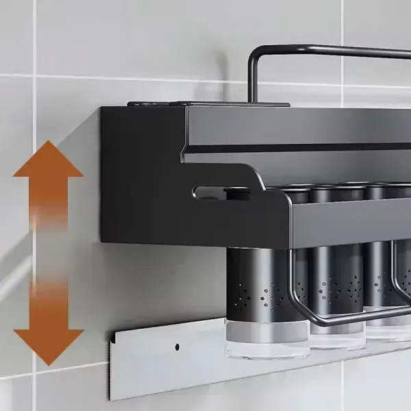Органайзер для кухні DoneWell DW90183-50, 50 см, для кухонних ножів, спецій і посуду з нержавіючої сталі 2383 фото | Tidy Home