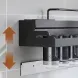 Органайзер для кухні DoneWell DW90183-50, 50 см, для кухонних ножів, спецій і посуду з нержавіючої сталі 2383 фото 2