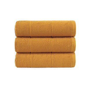 Рушник Lotus Home - Sophie mustard гірчичний 50*90 4564 фото | Tidy Home