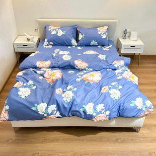 Постільна білизна &ldquo;LeLIT&rdquo;,Полікотон,Синій,Сімейний, P-0104 4917 фото | Tidy Home