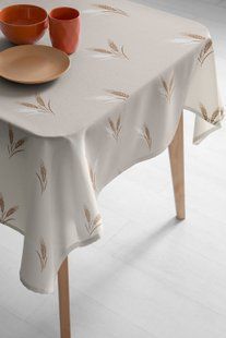 Скатертина Lotus Home - Колоски 140*140 4577 фото | Tidy Home