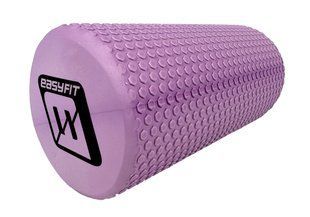 Масажний ролик EasyFit Foam Roller 30 см Бузковий 2194 фото | Tidy Home