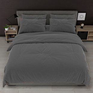 Постільна білизна Смужка чорна Бязь gold LoveYouHome 2022 фото | Tidy Home