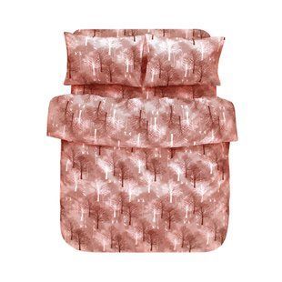 Постельное белье Iris Home Ranforce - Wood терракотовый евро 3591 фото | Tidy Home
